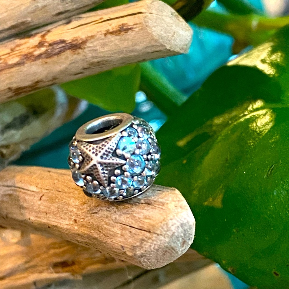 Pandora Pave Ocean & Starfish Cz Charm